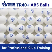 Pelotas de entrenamiento de tenis de mesa más vendidas SANWEI TR40 + pelotas de Ping Pong de plástico ABS para entrenamiento profesional de palos