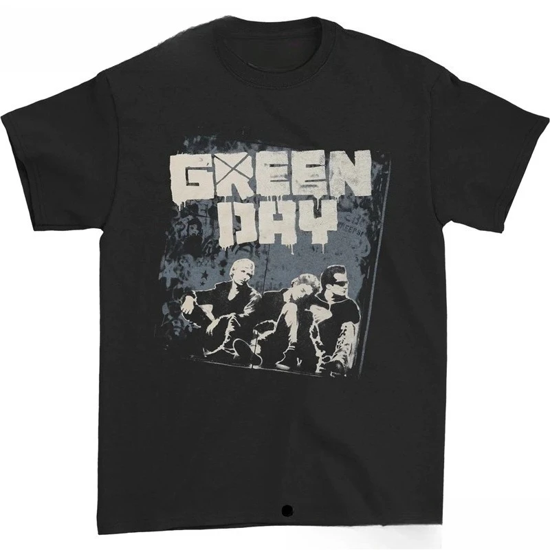 2026 new Green Day Rock Band Print Short-Sleeved T-Shirt  Summer Loose Retro Style  Boys' Clothing for Children