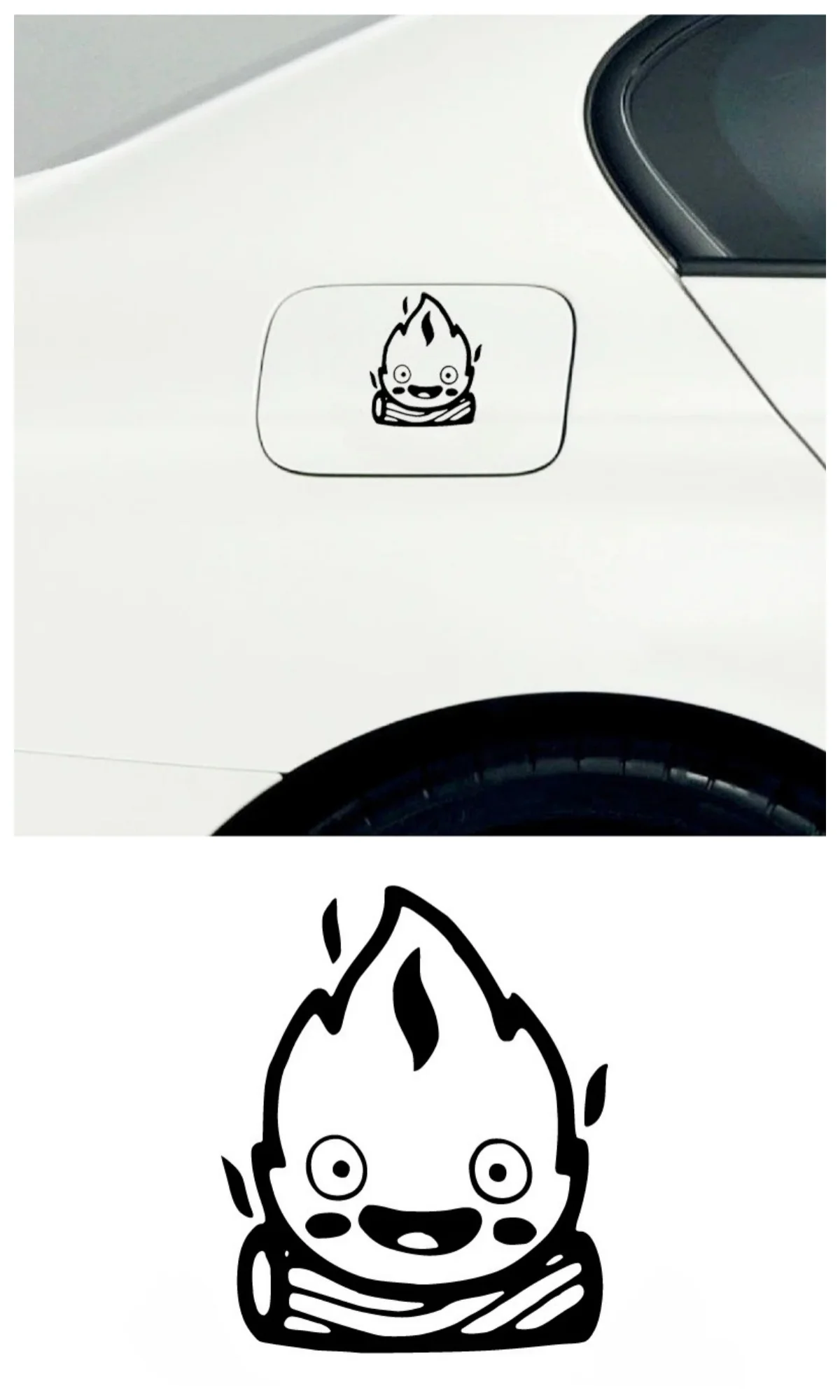

Car Vinyl Decal Cute Spark Sticker Waterproof Removable for Car Motorcycle Laptop Auto Body Decoration