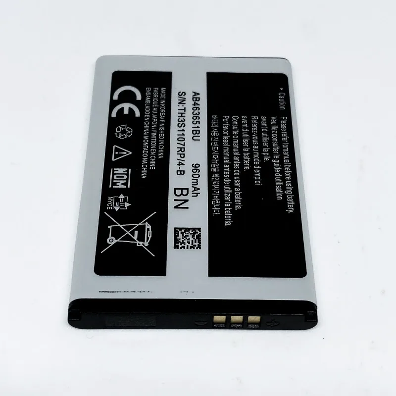 High Quality AB463651BU Battery for Samsung GT-C3060R C3222 C3322 C3530 S5600 S5610 S7070 P220 P260 AB463651BA AB463651BE