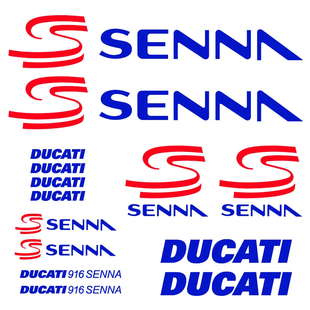 for Ducati 916 Senna decals motorcycle stickers pack  side panel tank