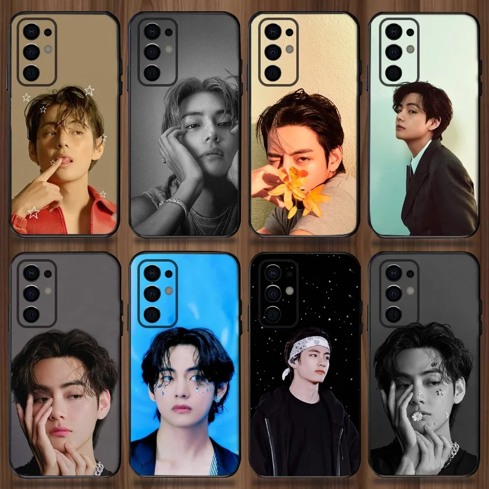 Kpop Star Phone Case For Samsung Galaxy A13,A21s,A22,A31,A32,A52,A53,A71,A80,A91 T-Taes H-HyungS Kim Soft Black Cover