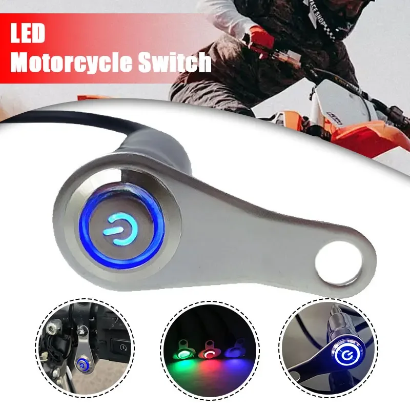 Waterproof Light Switch Motorbike LED Motorcycle Switch  12V Handlebar Headlight Fog Spot Light on Off Switch