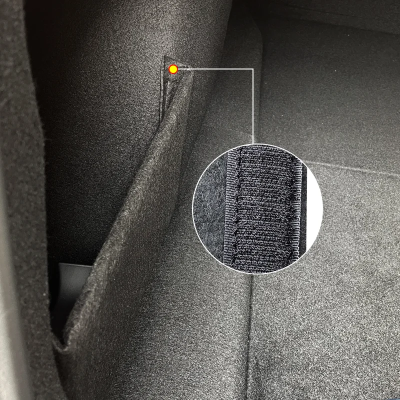 Trunk Baffle for Tesla Model 3 Y Tail Box Separate Storage Partitions Board Boot Side Baffles Car Organizer Trunk 2017-2022