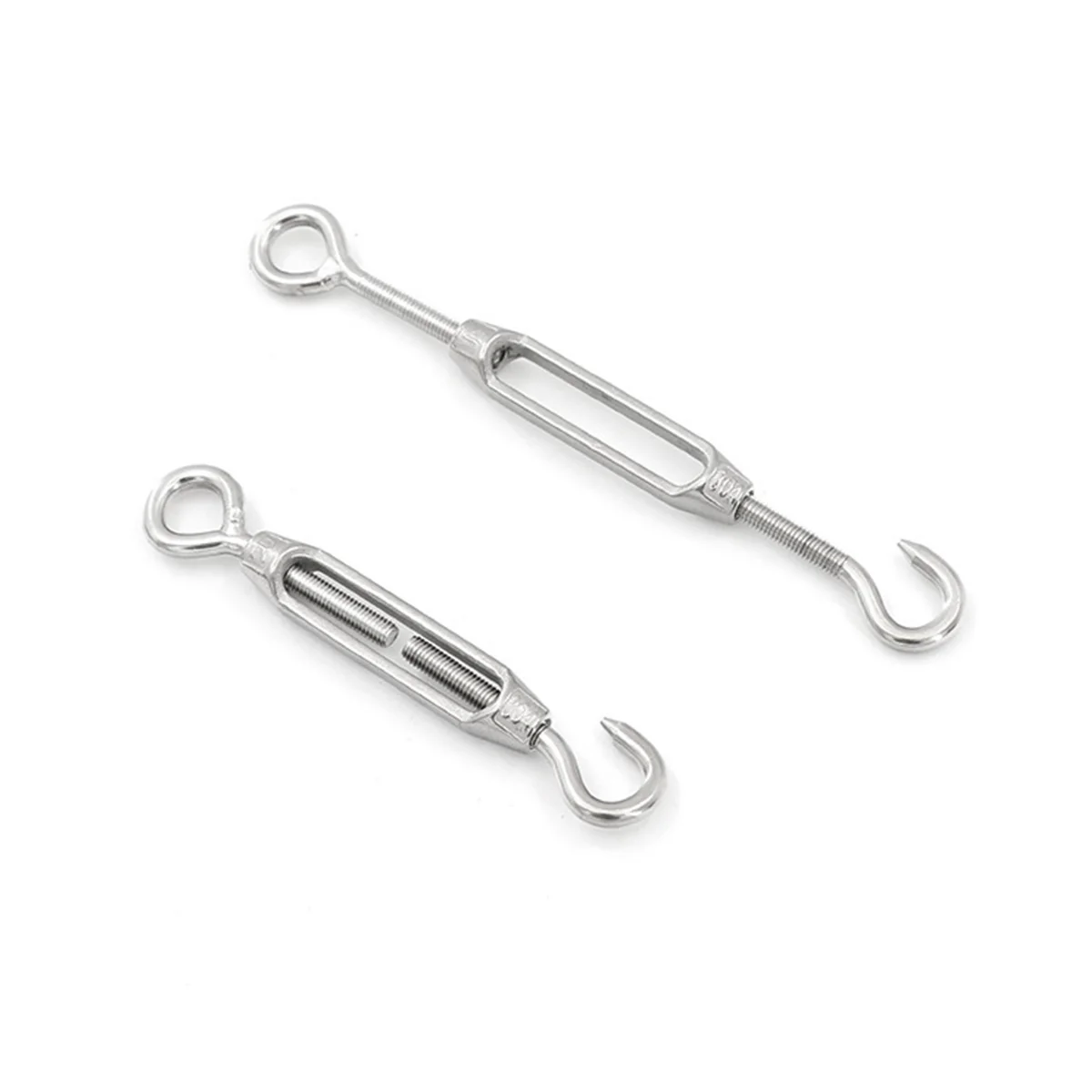 Gancho e olho tensor para cabo de fio, corda de tensão, DIY String Light, Imagem Hanging Tent, M4Mm4Pc, 32 pcs