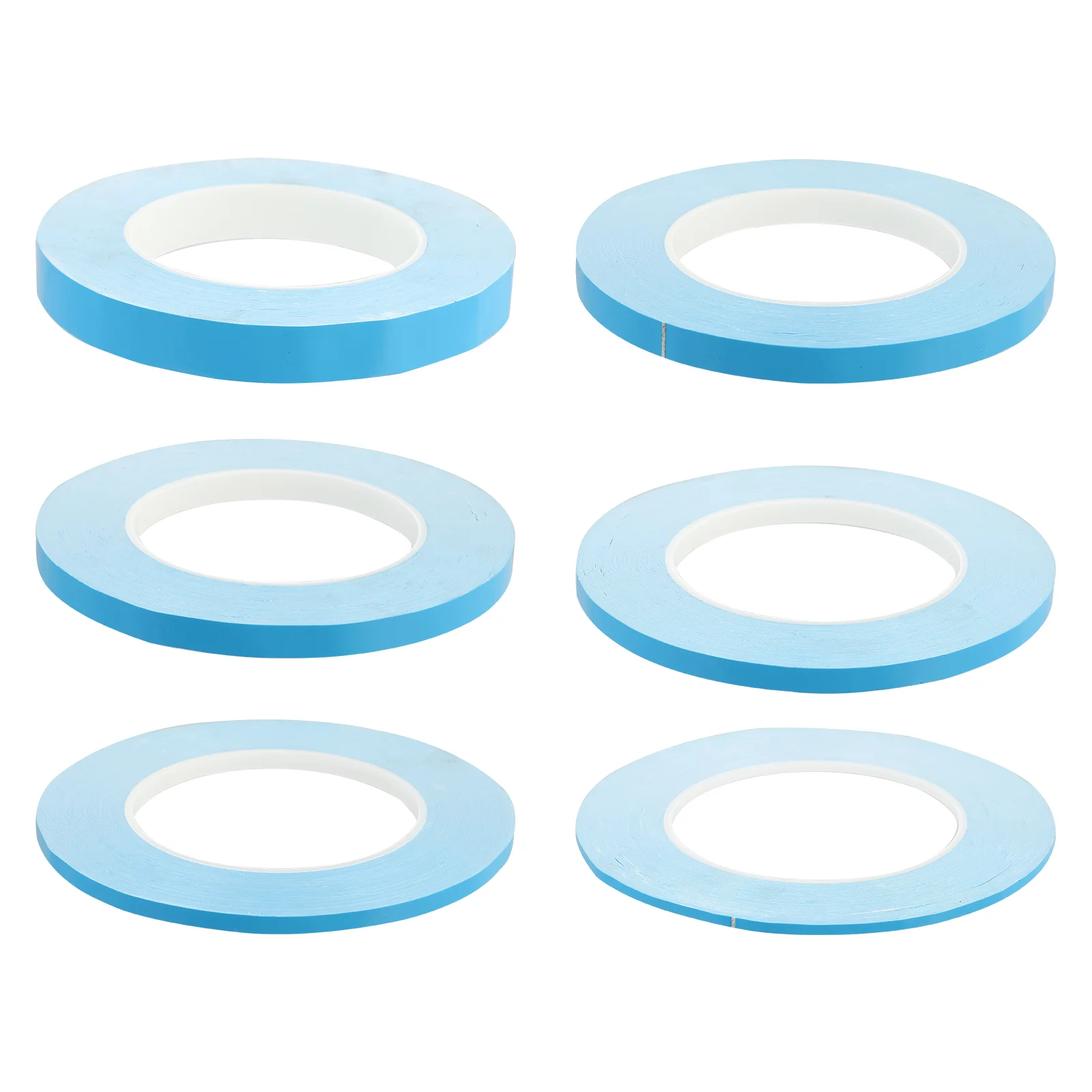 6 Rolls Thermal Double-sided Tape Practical DC Panel Computer CUP Fiberglass Cloth Conductive