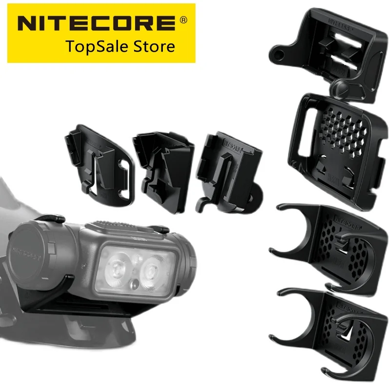 

Wholesale NITECORE HMB1 TAC HMB1S Helmet Mount Base+ HLB Headlamp Bracket Helmet Clamp Mount Accessories for NU Series Headlight
