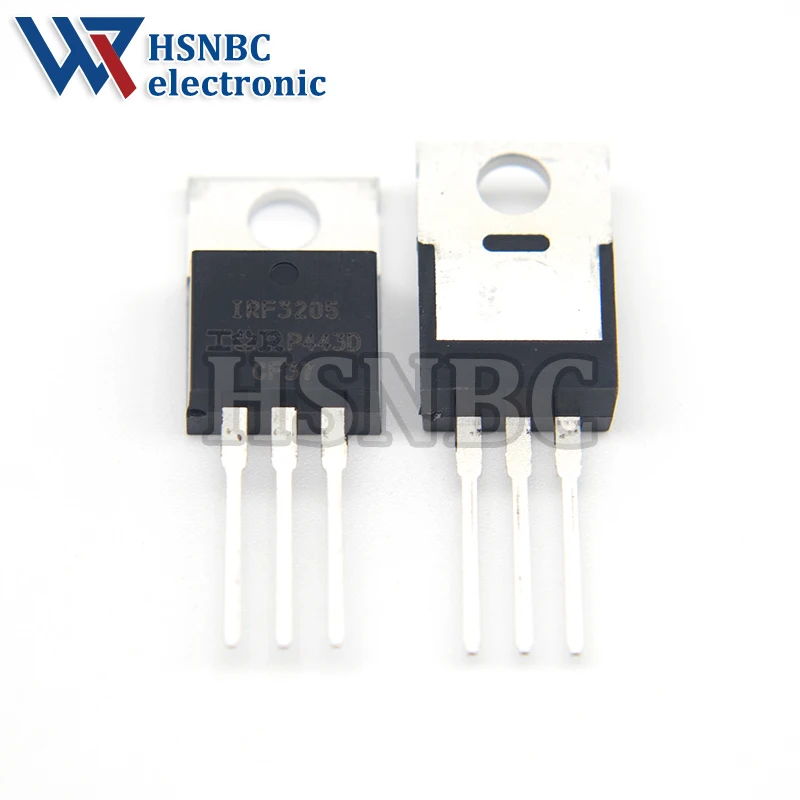 10Pcs/Lot IRF3205PBF IRF3205 F3205 TO-220 55V 110A MOSFET N-Channel Power Transistor 100% New Imported Original
