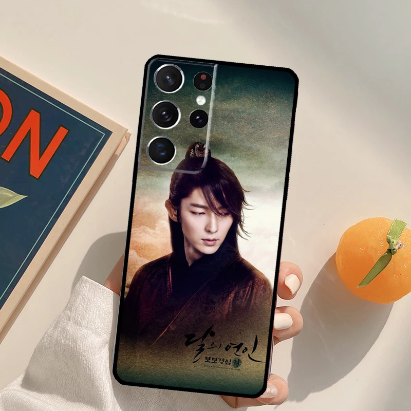 لي جون جي حافظة لهاتف سامسونج S22 S23 Ultra S8 S9 S10 S10e نوت 10 Plus نوت 20 Ultra S21 S20 FE