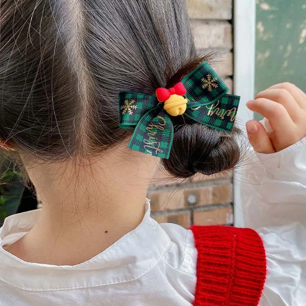 

Claus Rabbit Hair Accessories Headband Christmas Gift Hair Band Christmas Hair Ring Bow Rubber Band Christmas Hair Rope