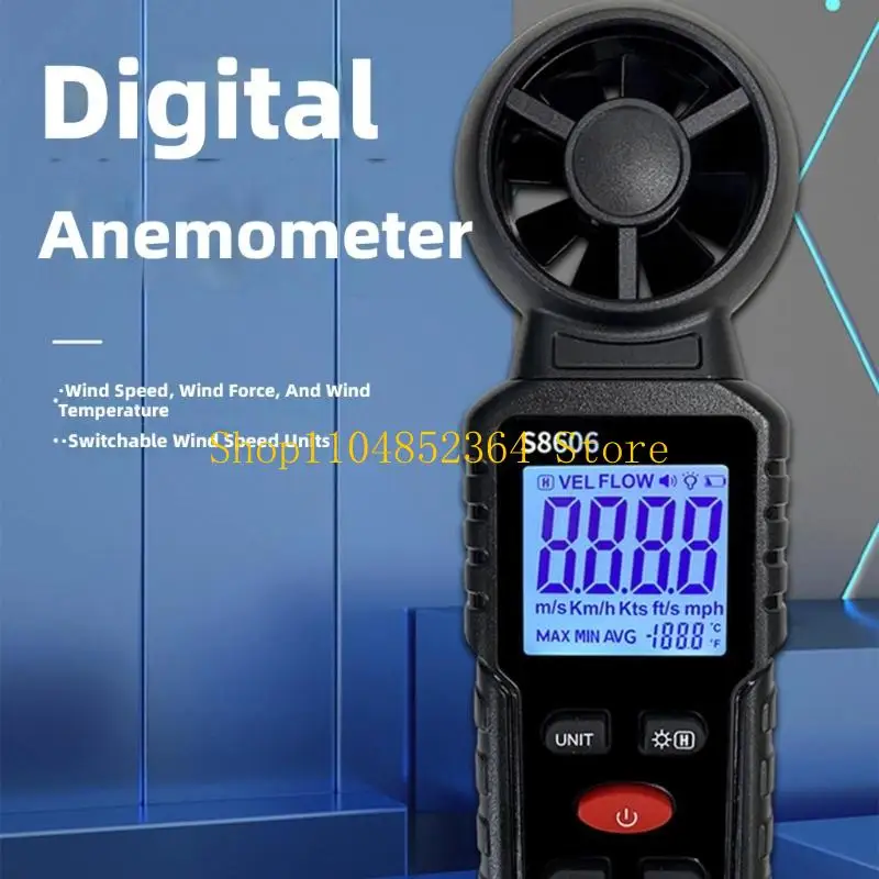 

Анемометры 652F Высокоточный прибор Цифровой ЖК-экран Мгновенные показания Широкий диапазон измерений Легко носить с собой