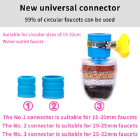 6 Layers Water Filter Tap Purifier Medical Stone Coconut Charcoal Nozzle For Faucet Kitchen Accessories Household Water Filter