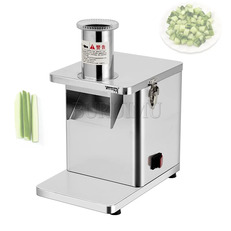 Automatic Vegetable Dicing Machine Commercial Carrot Potato Onion Granular Cutter Dicer Electric Multifunctional Slicer Lemon