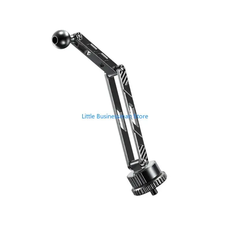 Verstellbare 1/4-Zoll-Kamerahalterung mit 3 Gelenken, Armen aus Aluminiumlegierung, 1/4-Zoll-Schraube/1/4-Zoll-Gewindeloch/17 mm – Detail 4