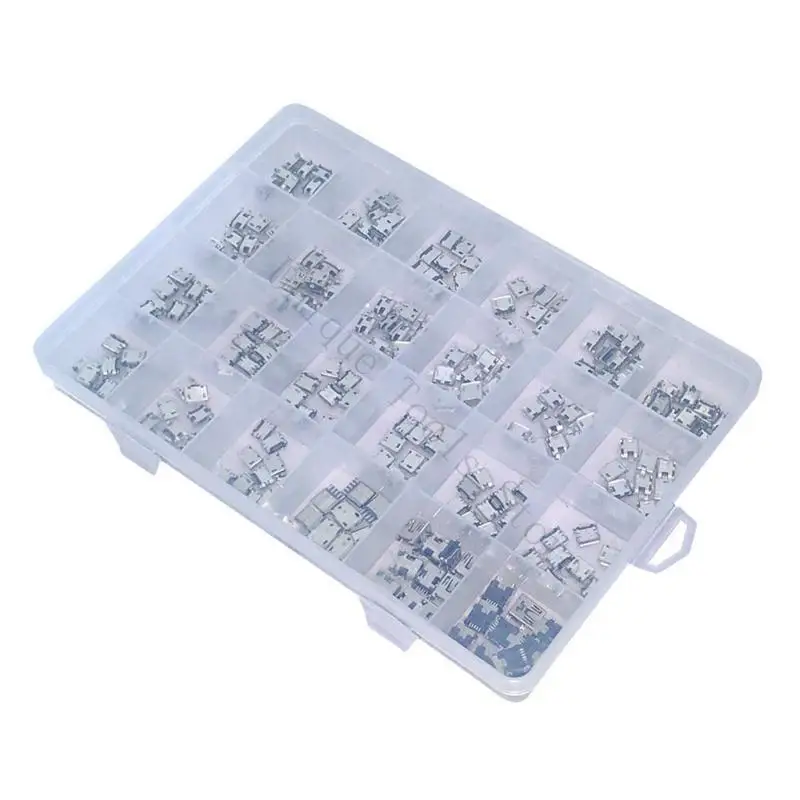 M89A 1 Box 24 Models Micro USB Connector Multifunction Socket USB Connectors