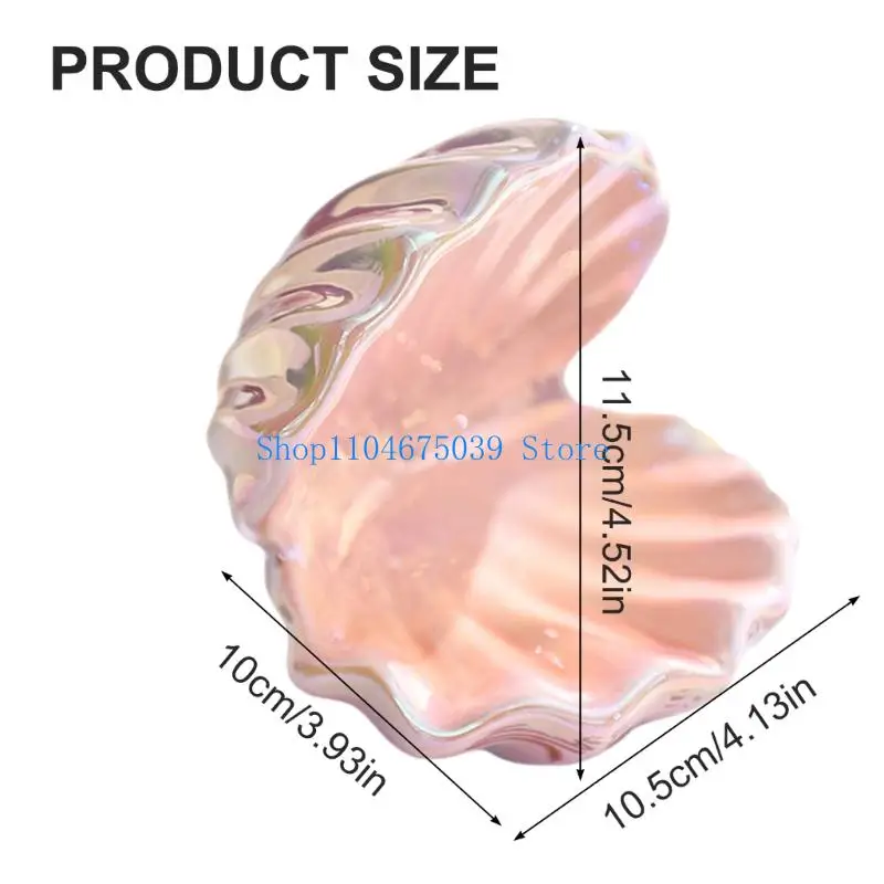 5asd أنيق السيراميك الصبار الدائري طبق الصدف الزخرفية مجوهرات الحاويات للحمام غرفة نوم مضمد الملحقات #6