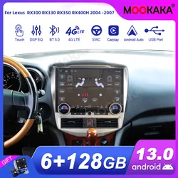 For Lexus RX RX300 RX330 RX350 RX400H 2004 -2007 Android Car Radio 2Din Stereo Receiver Autoradio Multimedia Player GPS Navi