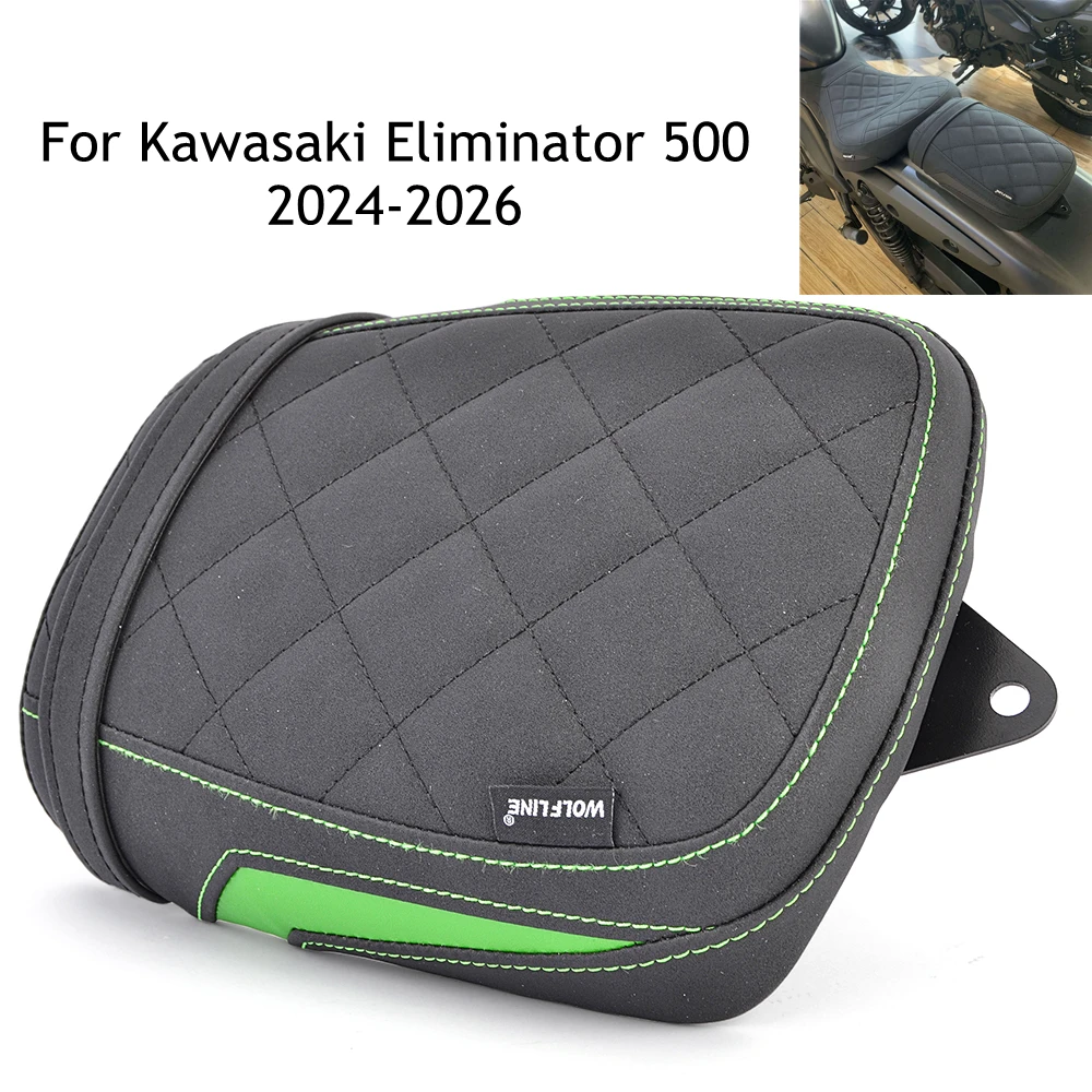 Rear Passenger Seat Cushion Pillion Saddle For Kawasaki Eliminator 500 Eliminator500 2024 2025 2026