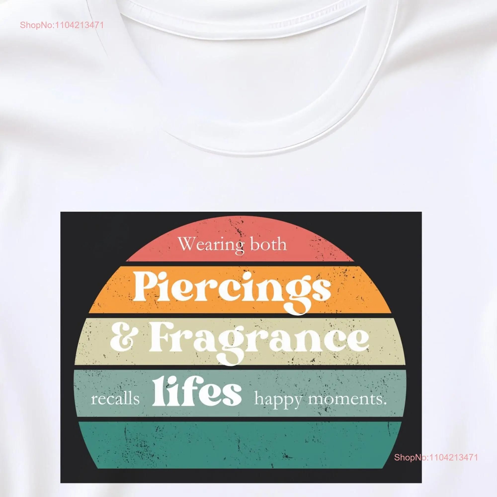 Retro Piercing T Shirt Self Expression Empowerment Fashion For Her Trendy Jewelry Quotes Quirky Phrases