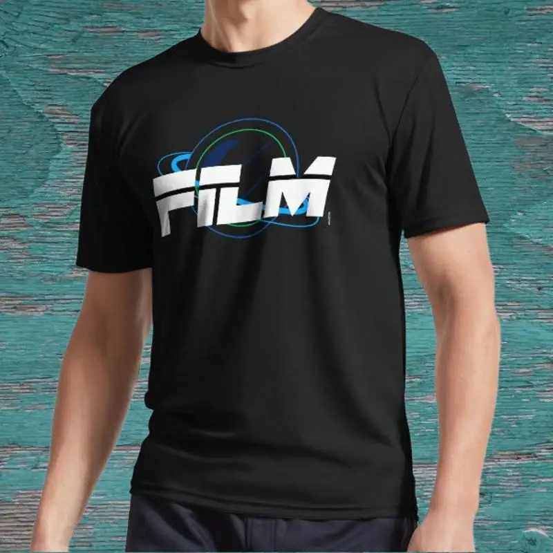 New filmjourn Meets Cinephile Active Logo American T Shirt Funny Size S to 5XL