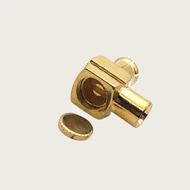 10pcs MCX-JWB2 MCX Male Plug right angle RG405 086 semi rigid and semi flexible cable RF connector