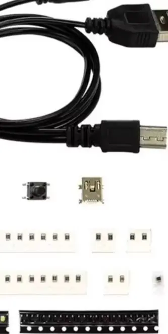 DIY LED Music For Spectrum Display Kit With For Acrylic Shell USB Audio Input Rhythm Light Visualizer For Electronics Hobbyist P