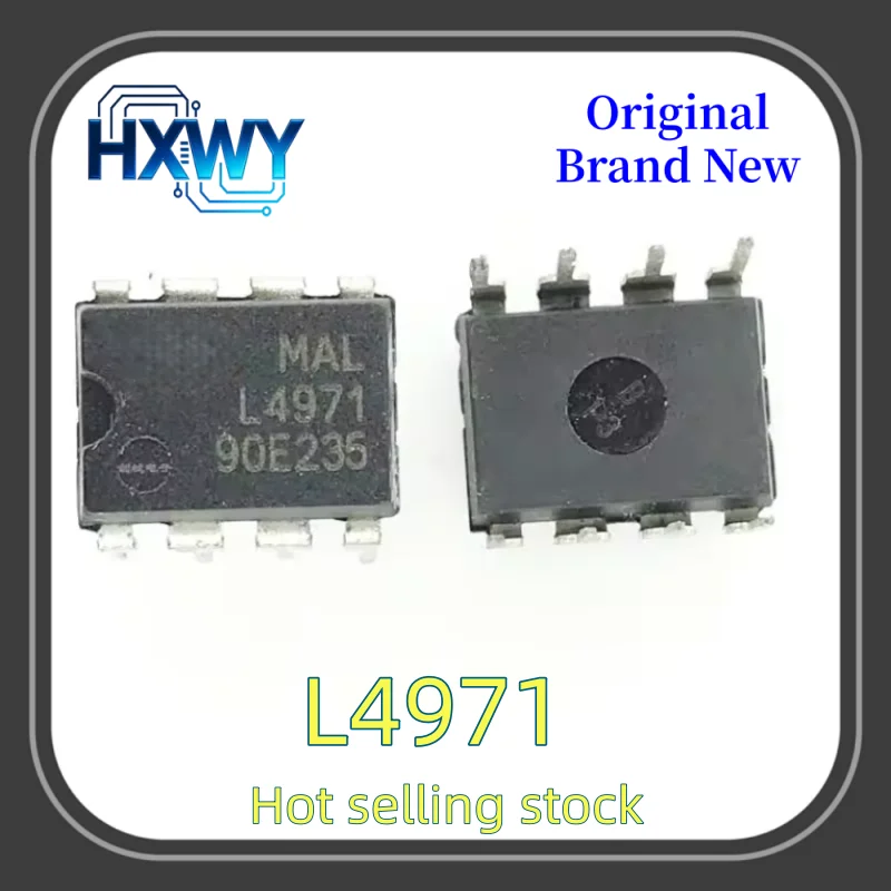 (5/10 Pieces) L4971 Marking 4971 DIP-8 Switching Power Supply Control IC Factory Wholesale Cheap IC Chip Fast Shipping