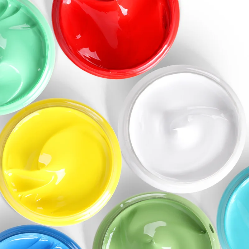 1pcs Art Acrylic Pigment 100ml 38 Colors In Jar,Doodle,DIY,Can Be Used For Wall,Stone,Textile Painting Art Supplies image 3