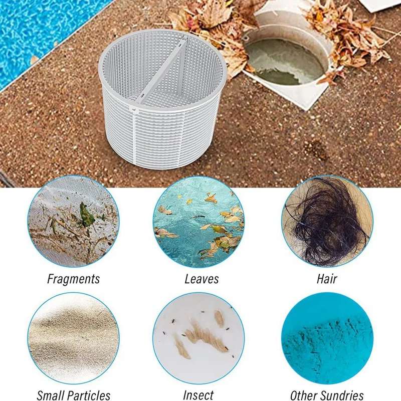 1PCS Skimmer Basket Remove Leaves Skimmer Filter Basket For Swimming Pool For Pond For Hayward SPX1082 B-152