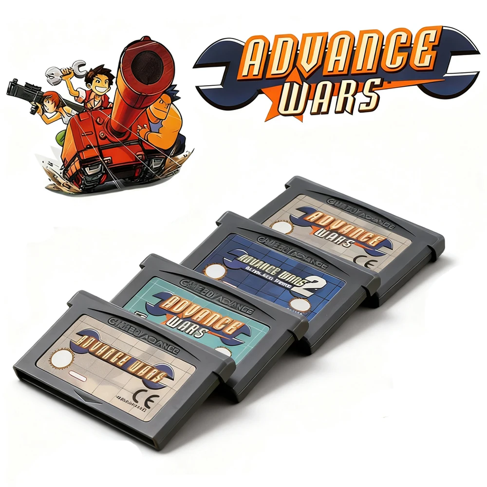 

Карта игровой консоли GBA Игровой картридж 32-битный видео Advance Wars Series Advance Wars 2 Black Hole Rising для GBA Английская версия