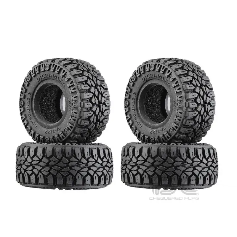 1.0 Inch Wide Mt Tires+sponge Rubber 1/24 Rc Crawler Truck Car Parts For Axial Scx24 90081 Axi00006 Bronco Deadbolt Gladiator