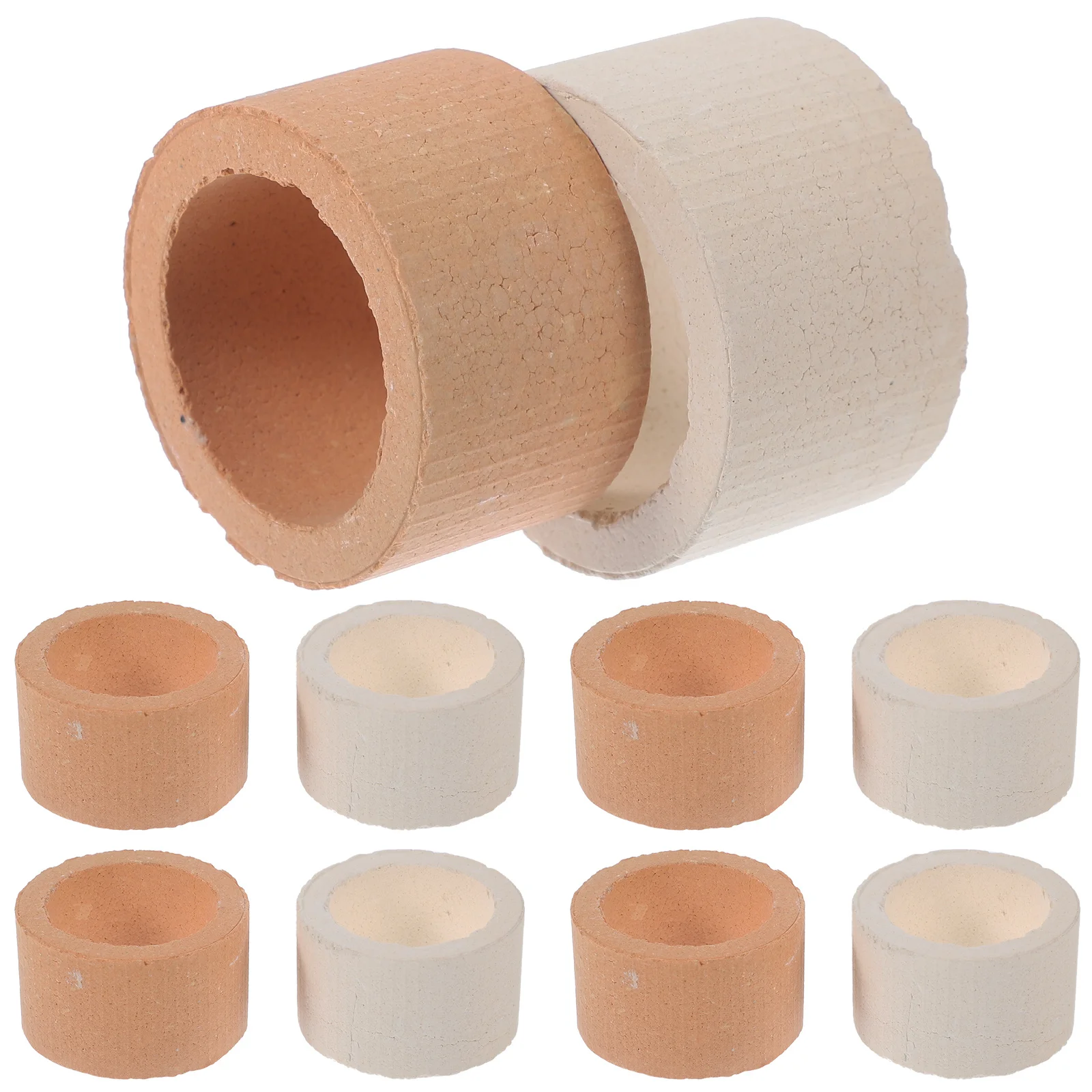 

12Pcs Fish Tank Plant Holders Ceramic Underwater Plant Fixing Rings Water Grass Fixed Base Aquarium Supplies Fish Tank Ring