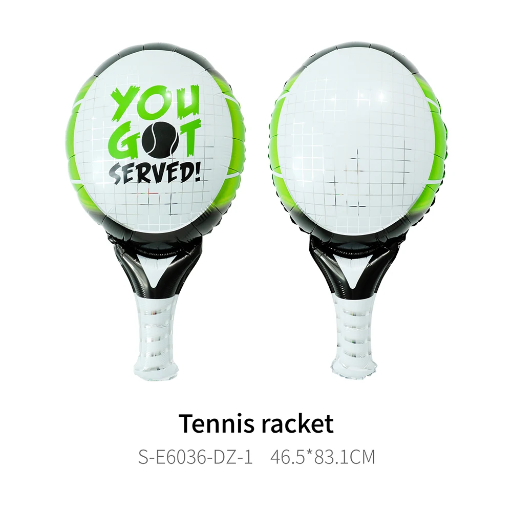 Sports Foil Balloon Decor Golf Badminton Tennis Soccer Balloon Sports Game Balloon for Birthday Sports Themed Party Supplies