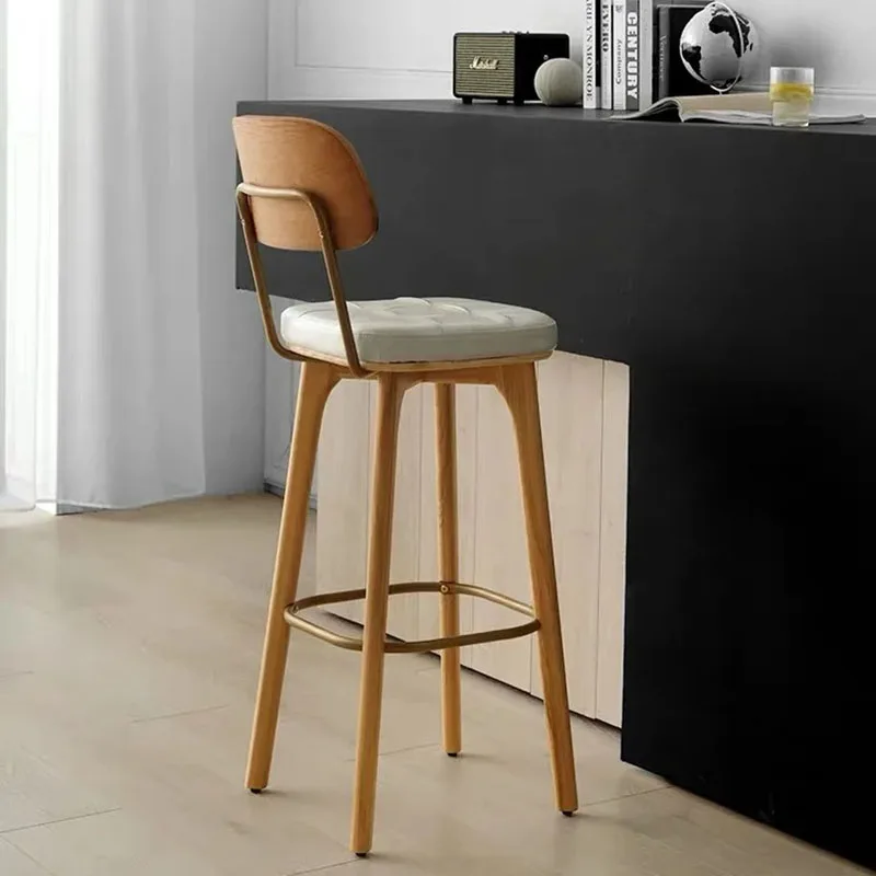 Designer moderno cadeira alta para balcão, banquetas minimalistas, escritório e cozinha, mobiliário nórdico, sala de estar e bar