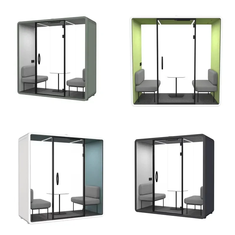 New Design Portable Soundproof Office Cabin Telephone Booth Silent Room for Workspace Conference Home School Outdoor Use