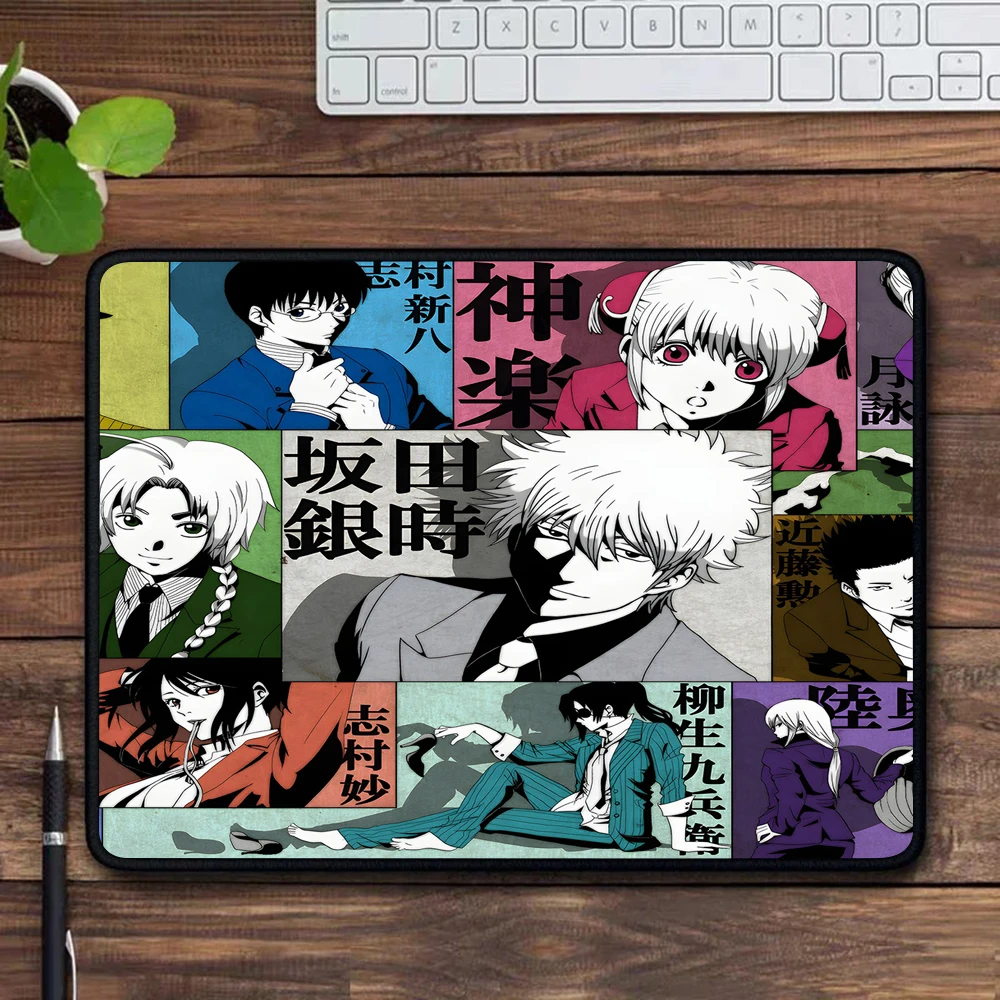 

Anime Gintama Gaming Mouse Pad XS Small Mousepad For PC Gamer Desktop Decoration Office Mouse Mat Deskmat Rug