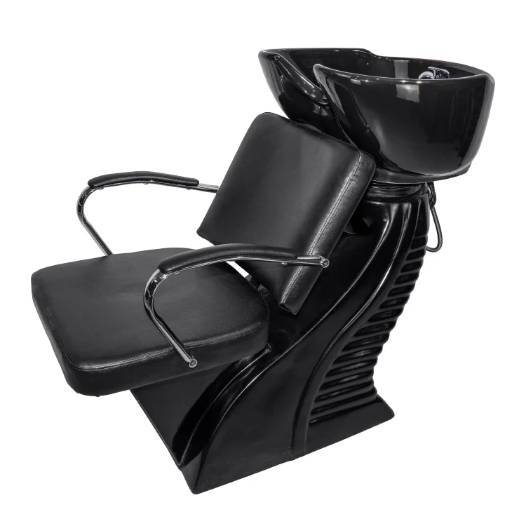 Hairdressing Equipment Salon Beauty Hair Wash Shampoo Basin Bowl Chair Salon Furniture Salon Shampoo Chair For Hair Stylist