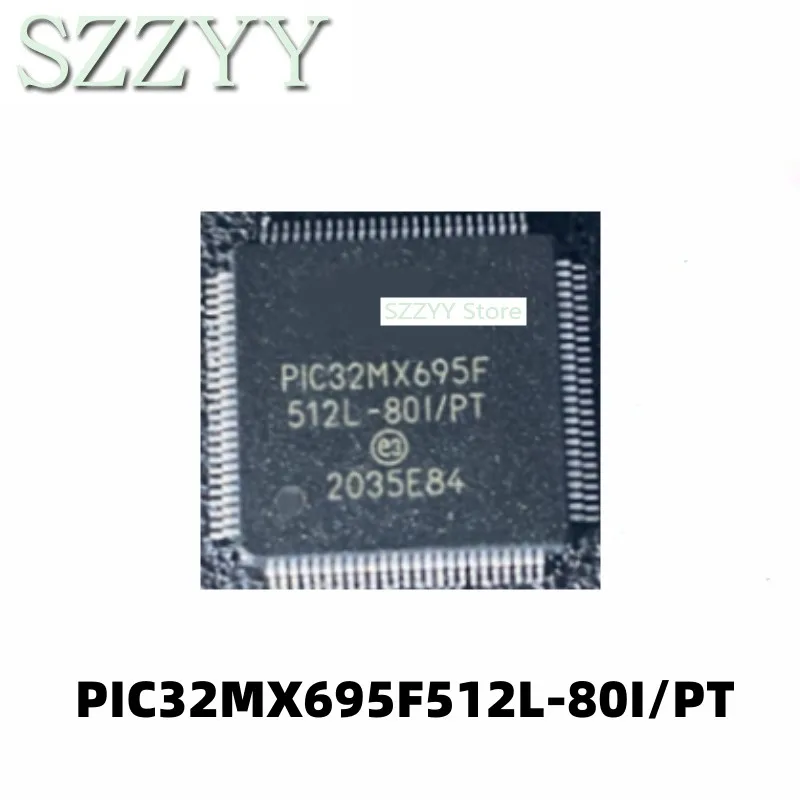 

5PCS PIC32MX695F PIC32MX695F512L-80I/PT QFP100 packaged microcontroller microcontroller