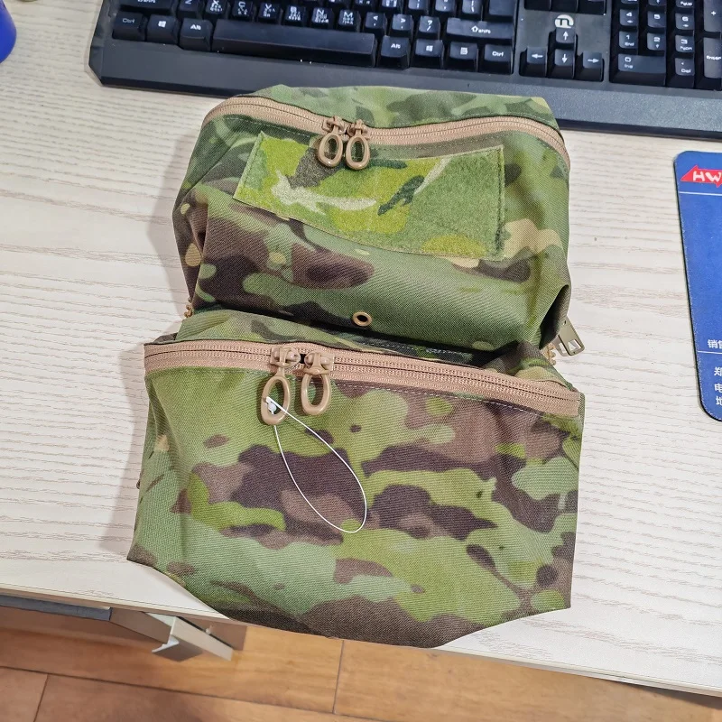 

10 # Сумка на спине жилета с двойным карманом на молнии