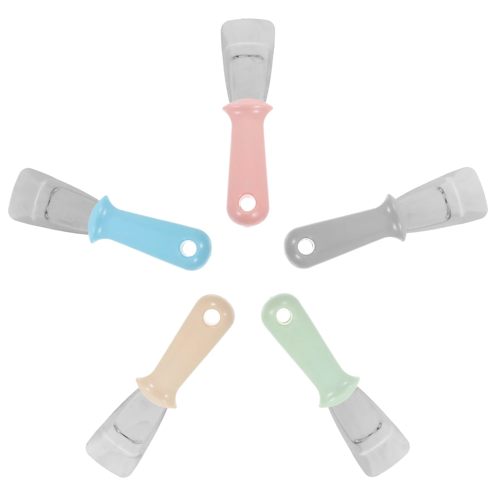 

5Pcs Freezer Ice Scraper Stainless Steel Deicer Non-Slip Handle Quick Frost Removal Multi-Purpose Kitchen Car Windows