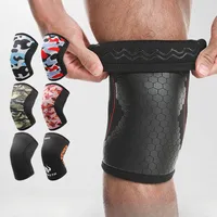 1PCS 7mm Neoprene Knee Sleeves for Weightlifting Compression Knee Brace Support For Squats Crossfit Training Workout