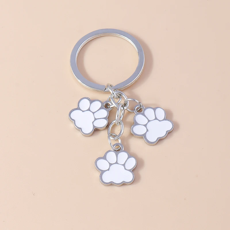 Aihua Niedlicher Schlüsselanhänger, Katze, Hund, Pfote, Schlüsselanhänger, Ketten für Damen und Herren, Handtasche, Zubehör, DIY, handgefertigter Schmuck, Geschenk – Detail 8