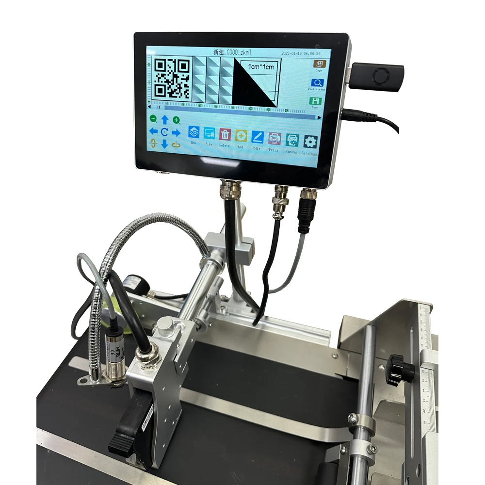 

Portable 12.7mm Thermal Inkjet Printer Online Date Water Bottle Expiration Batch Coding For Label Printer Use 1-Year