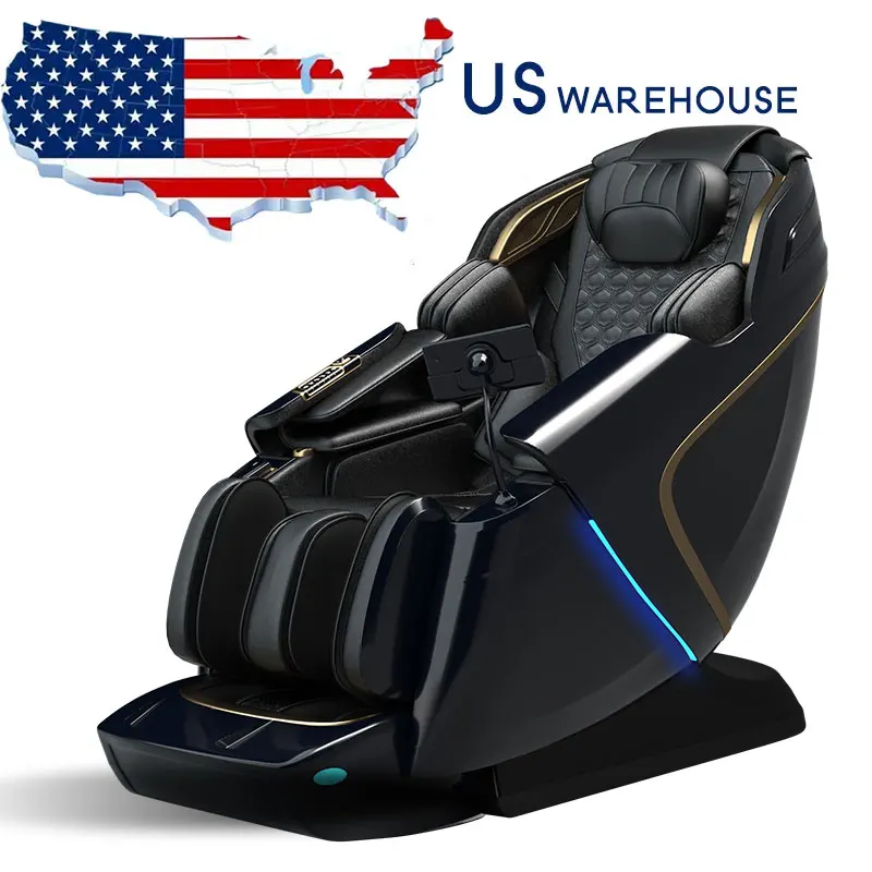 CE 24 Kinds Massage Program 4D Dual Core Thai Stretch Shiatsu SL-type Guide Rail Zero Gravity Double Mechanism Massage Chair