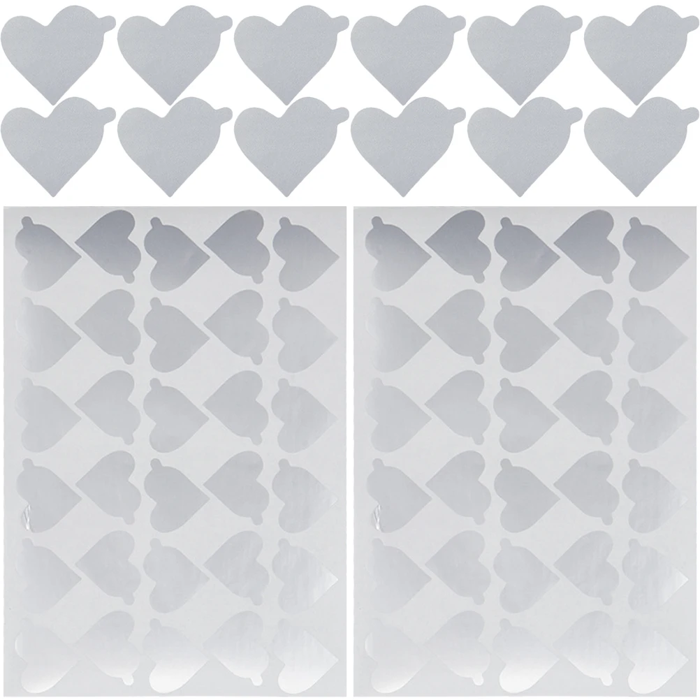 

3 Bags Heart Shape Disposable Eyelash Glue Pads Lash Extension Holder For Tattoo Pigment Ink Glue Delay Pad Durable Small