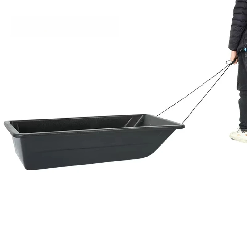 مزلقة مقطورة بلاستيكية لصيد الأسماك على الجليد مزلقة للتخييم في الشتاء #1