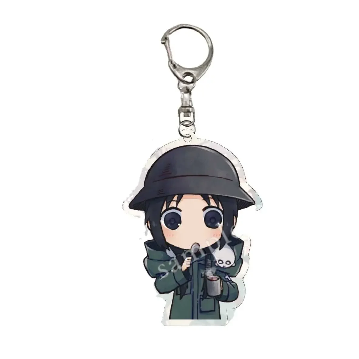 

2024 New Anime Girls' Last Tour Chito YuuriKeyChain Women Key Chain for Men Key Ring Acrylic Car Keyring Party Pendant