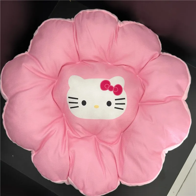 40cm Sanrio Hello Kitty Flower Cushion Office Chair Lumbar Back Cushions Sofa Throw Pillows Room Decor Pillow Buttocks Cushion