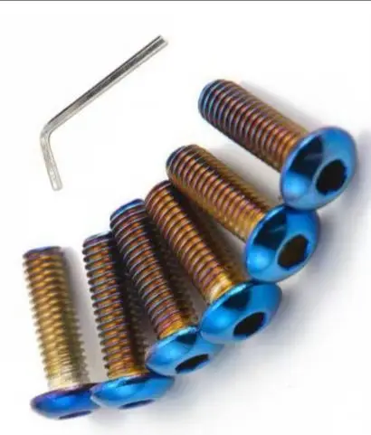 

Tiypeor Universal Burnt Car Modification Steering Wheel Bolts Screws Works Boss Kit for Car Accessories