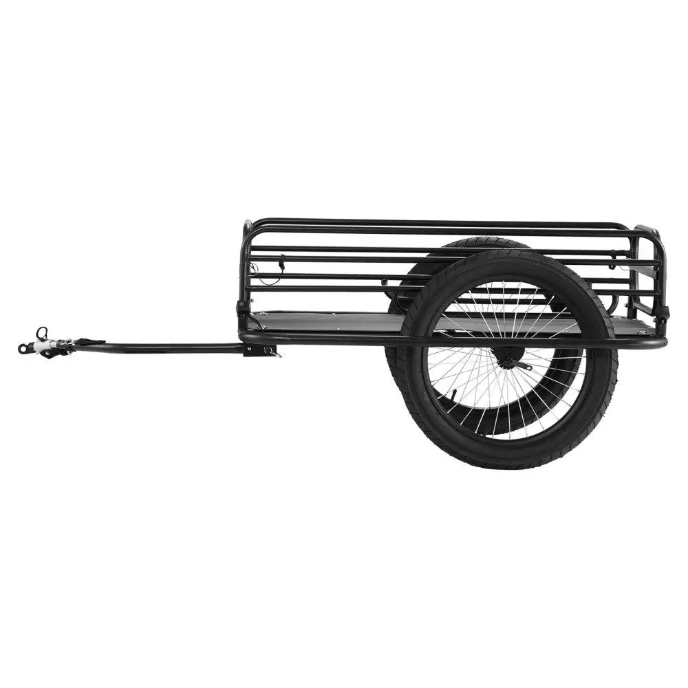 

Bike Cargo Trailer, 275 lbs Load Capacity, Heavy-Duty Wagon Cart, Foldable Compact Storage & Quick Release with
